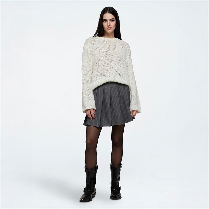 Moves Dame Fylla Sweater 0105 Antique White - Billede 4