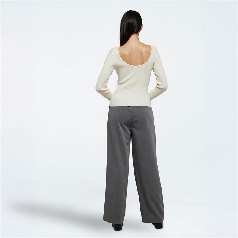 Moves Dame Twusti Sweater 0105 Antique White - Billede 2