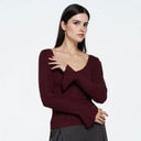 Moves Dame Twusti Sweater 1624 Sassafras