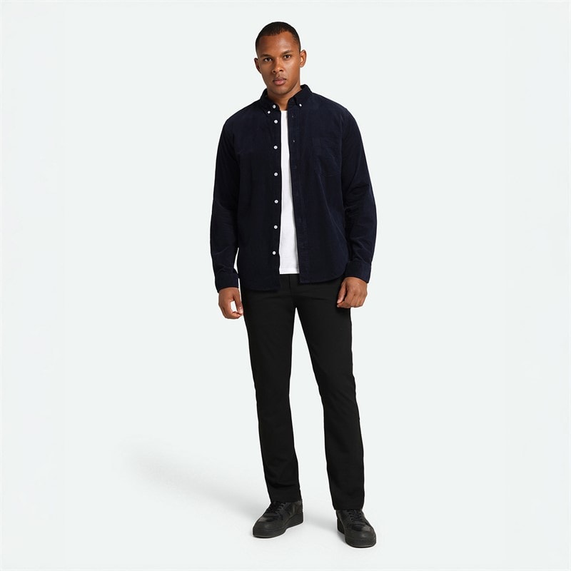 Minimum Herre Colt Langærmet Skjorte 687 Navy Blazer - Billede 4