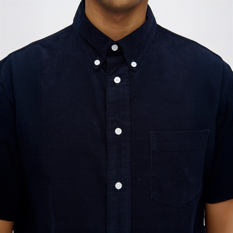 Minimum Herre Colt Langærmet Skjorte 687 Navy Blazer - Billede 5