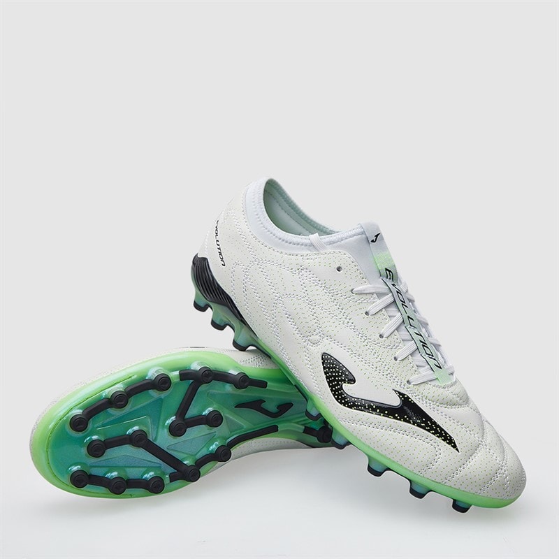 Joma Herre Evolution 25 AG Kunstgræs Fodboldstøvler Hvid/Fluoro Green