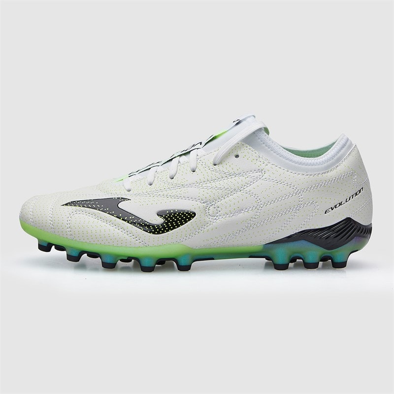 Joma Herre Evolution 25 AG Kunstgræs Fodboldstøvler Hvid/Fluoro Green - Billede 2