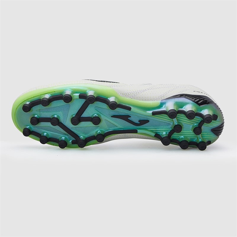 Joma Herre Evolution 25 AG Kunstgræs Fodboldstøvler Hvid/Fluoro Green - Billede 3