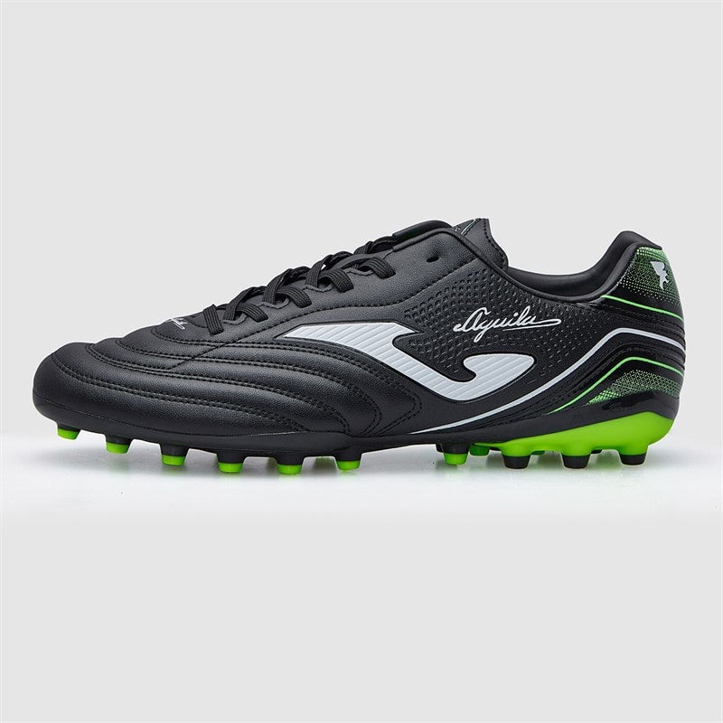Joma Herre Aguila 25 AG Kunstgræs Fodboldstøvler Sort/Fluoro Green - Billede 2