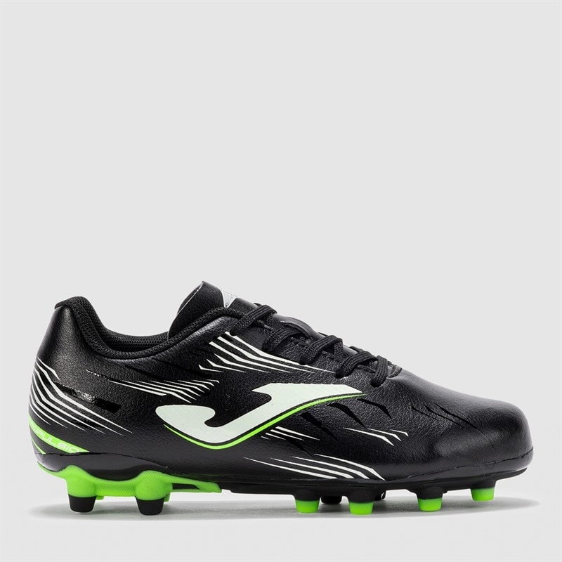 Joma Junior Propulsion 25 FG Faste Jord Fodboldstøvler Sort
