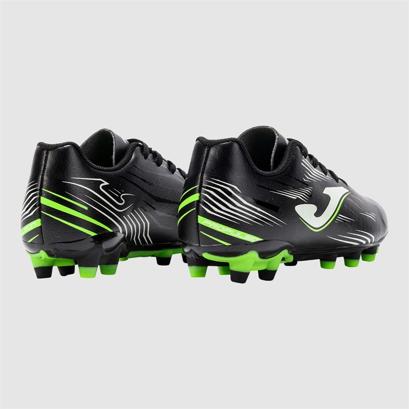 Joma Junior Propulsion 25 FG Faste Jord Fodboldstøvler Sort - Billede 3