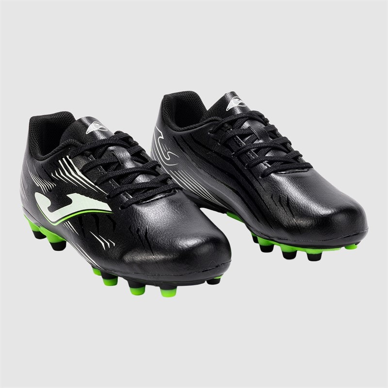 Joma Junior Propulsion 25 FG Faste Jord Fodboldstøvler Sort - Billede 5