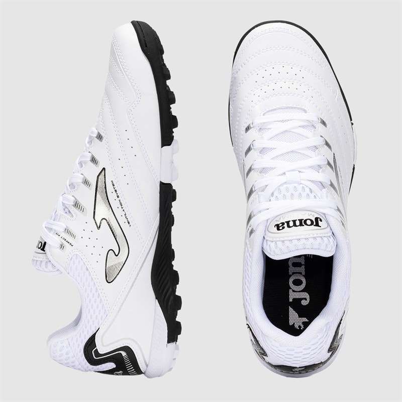 Joma Herre Maxima 25 TF Astro Turf Fodboldstøvler Hvid - Billede 4
