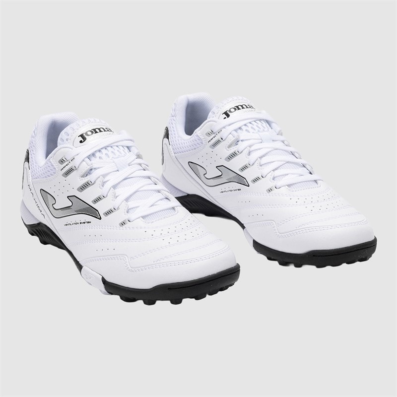 Joma Herre Maxima 25 TF Astro Turf Fodboldstøvler Hvid - Billede 5