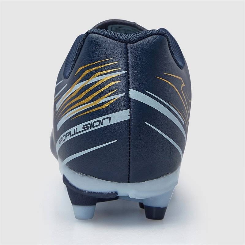 Joma Junior Propulsion 25 FG Fast Jord Fodboldstøvler Navy Blue - Billede 4