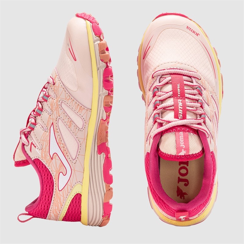 Joma Junior Piger Sima 25 Trail Løbesko Pink - Billede 4