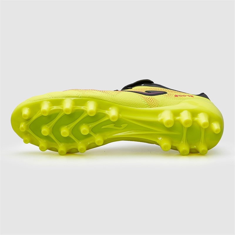 Joma Herre Score 25 AG Kunstgræs Fodboldstøvler Fluoro Yellow - Billede 3