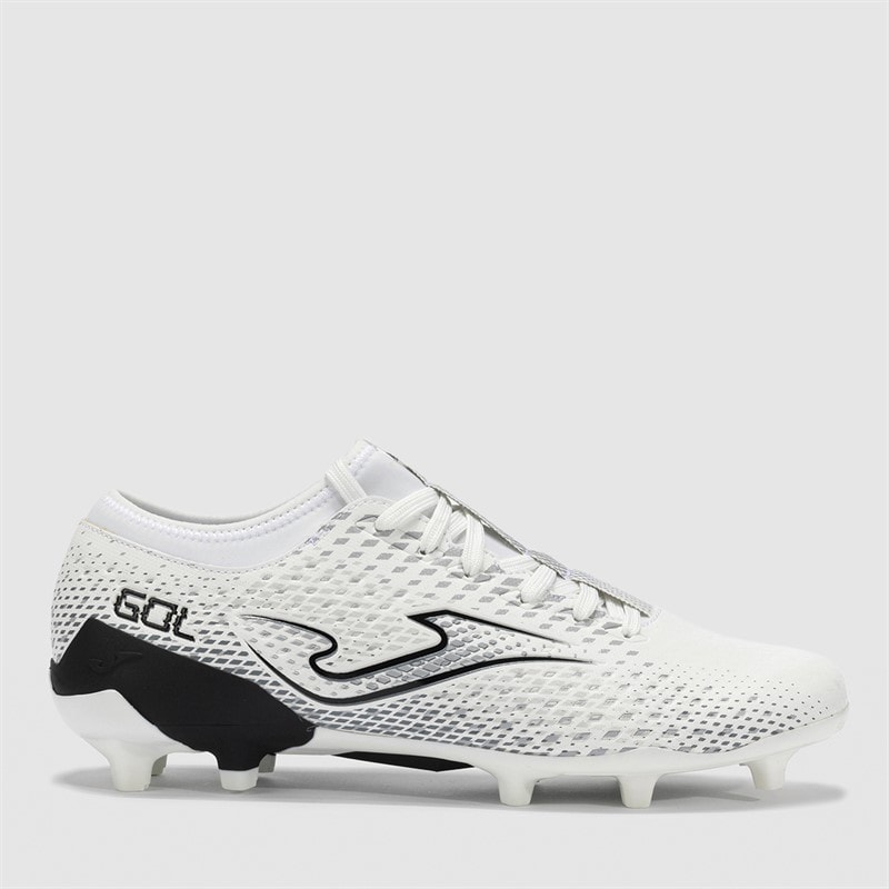 Joma Herre Gol 25 FG Fast Underlag Fodboldstøvler Hvid/Sort