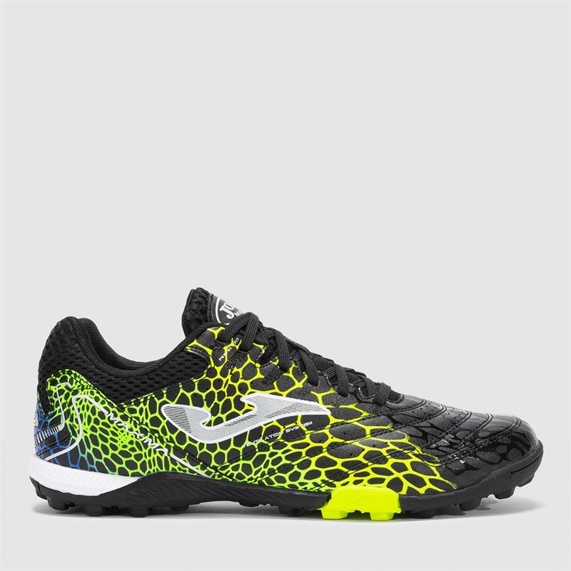 Joma Herre Maxima 25 Grafik TF Astro Turf Fodboldstøvler Sort/Gul/Grøn