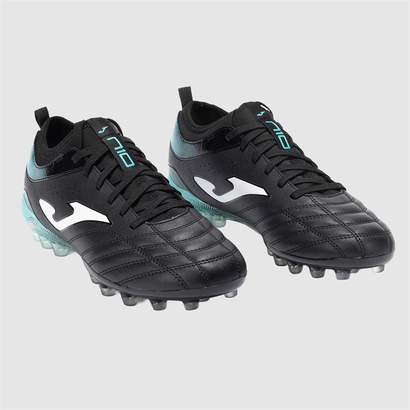 Joma Herre Numero-10 25 AG Kunstgræs Fodboldstøvler Sort/Turquoise - Billede 5