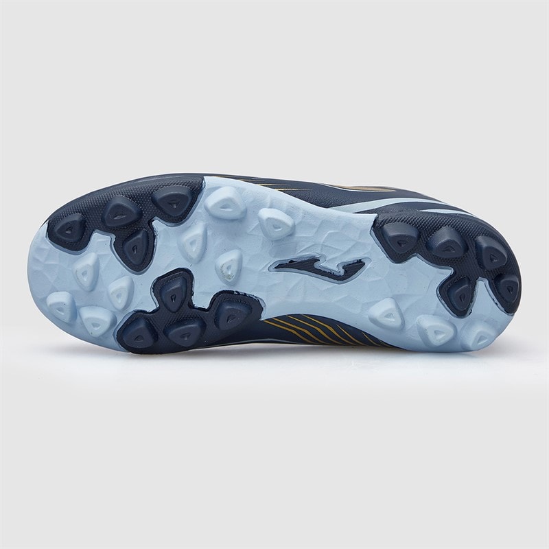 Joma Junior Propulsion 25 HG Hård Jord Fodboldstøvler Navy Blue - Billede 3