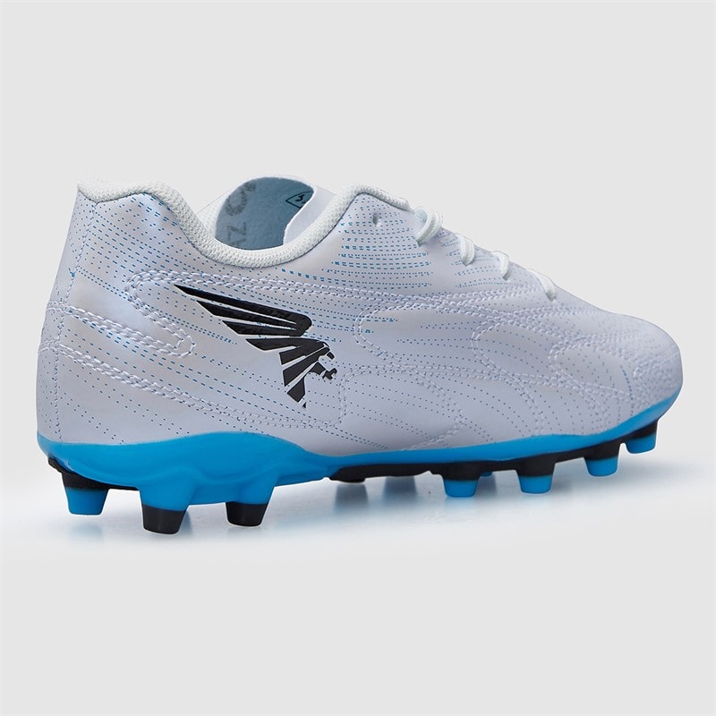 Joma Junior Evolution 25 FG Faste Jord Fodboldstøvler Hvid - Billede 5