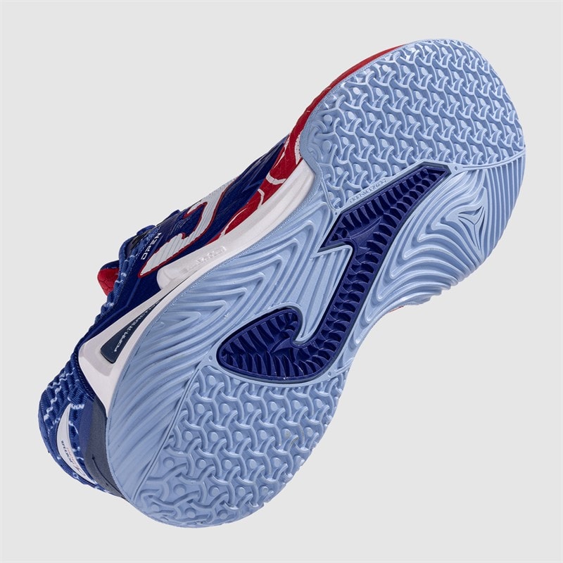 Joma Herre Åben 25 Fitp Italiensk Tennis Og Padel Forbund Padel Sko Kongeblå/Rød Royal Blue Red - Billede 2