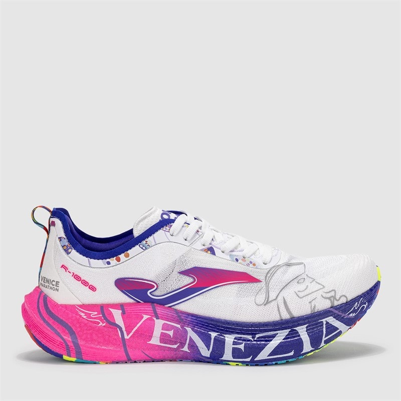 Joma R1000 25 Venezia Marathon Carbon Plade Neutrale Løbesko Hvid - Billede 1