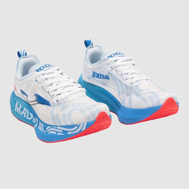 Joma Herre R1000 25 Madrid Halvmaraton Kulfiberplade Neutrale Løbesko Hvid - Billede 5