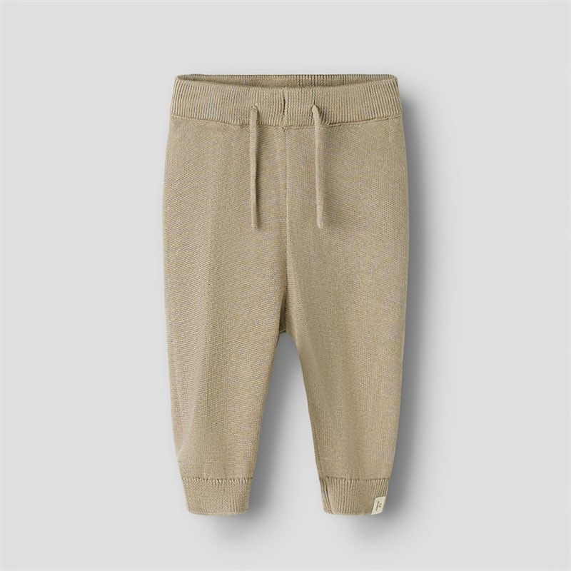 Lil' Atelier Børne Dundo Strikket Bukser Oxford Tan