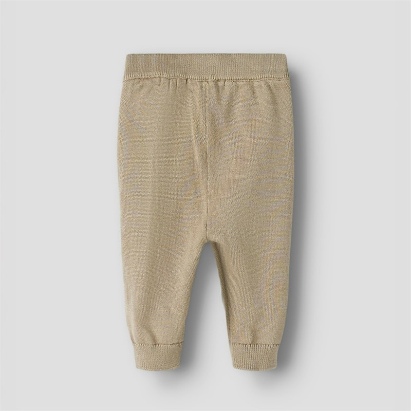 Lil' Atelier Børne Dundo Strikket Bukser Oxford Tan - Billede 2