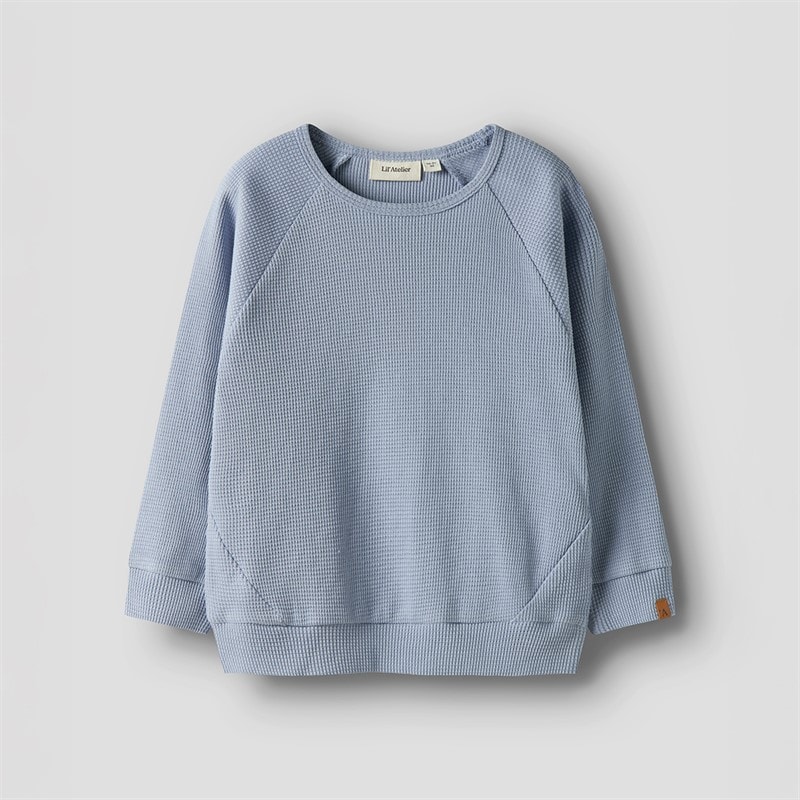 Lil' Atelier Drenge Balto Langærmet Overdel Zen Blue