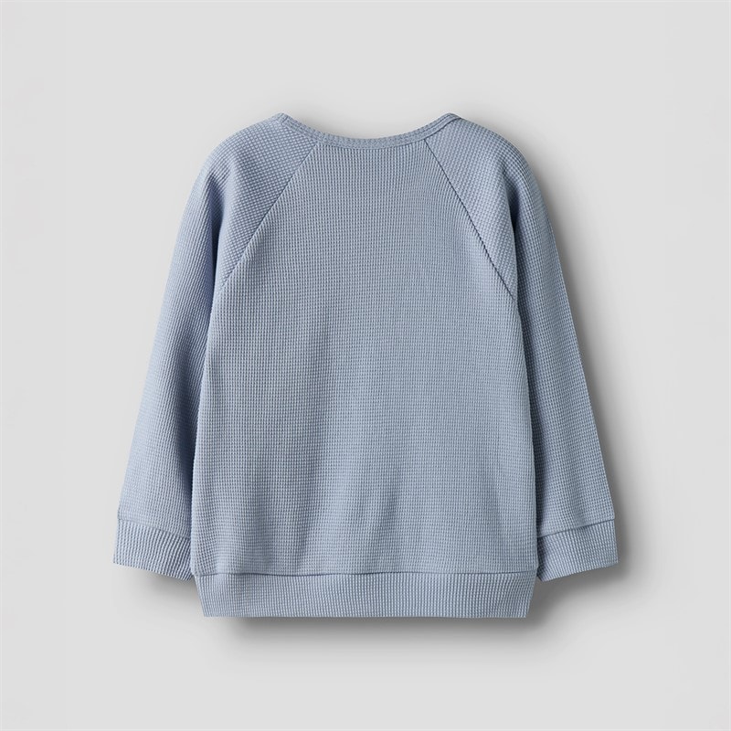 Lil' Atelier Drenge Balto Langærmet Overdel Zen Blue - Billede 2
