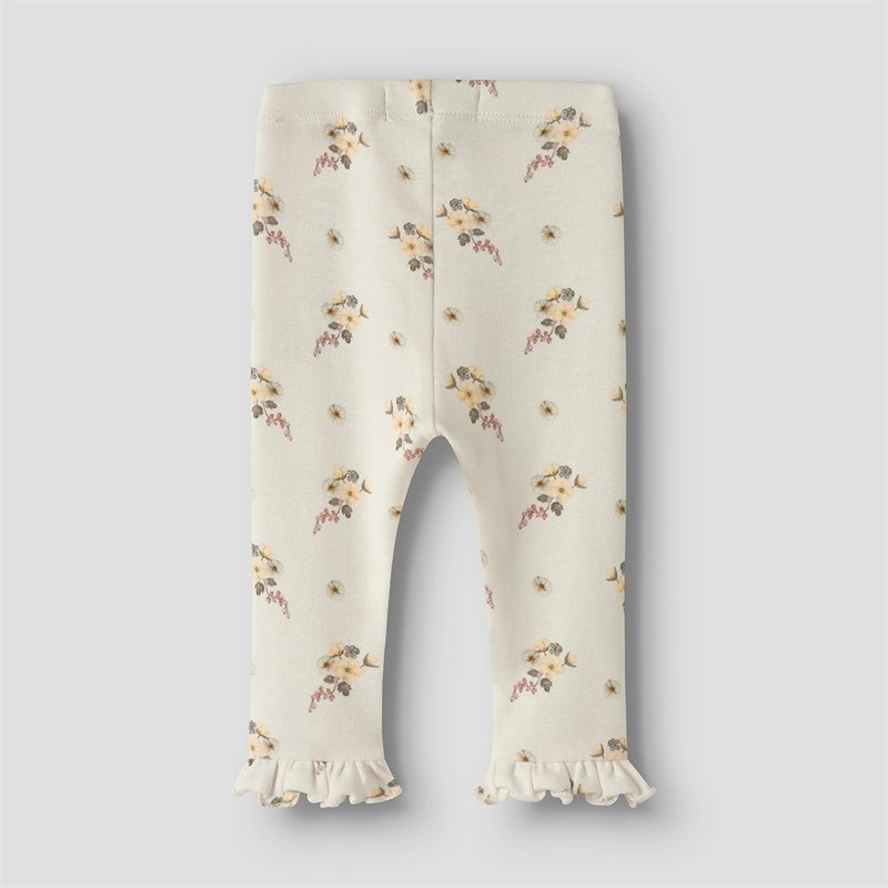 Lil' Atelier Piger Gayo Leggings Coconut Milk - Billede 2