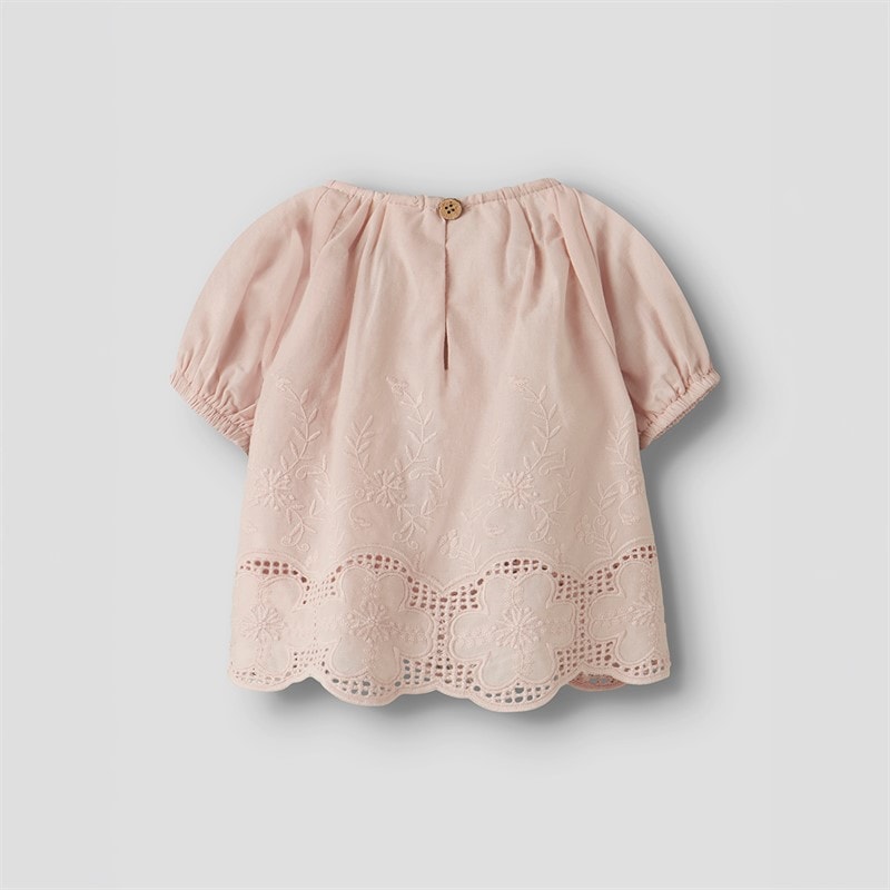 Lil' Atelier Piger Dayna Løs T-shirt Peach Whip - Billede 2