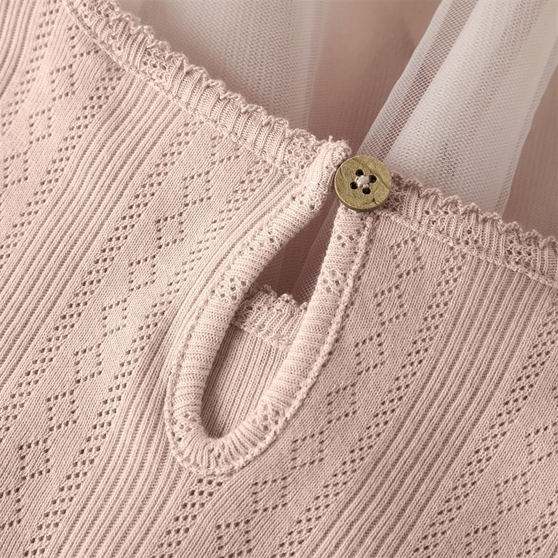 Lil' Atelier Piger Fanella tyl kjole Peach Whip - Billede 3