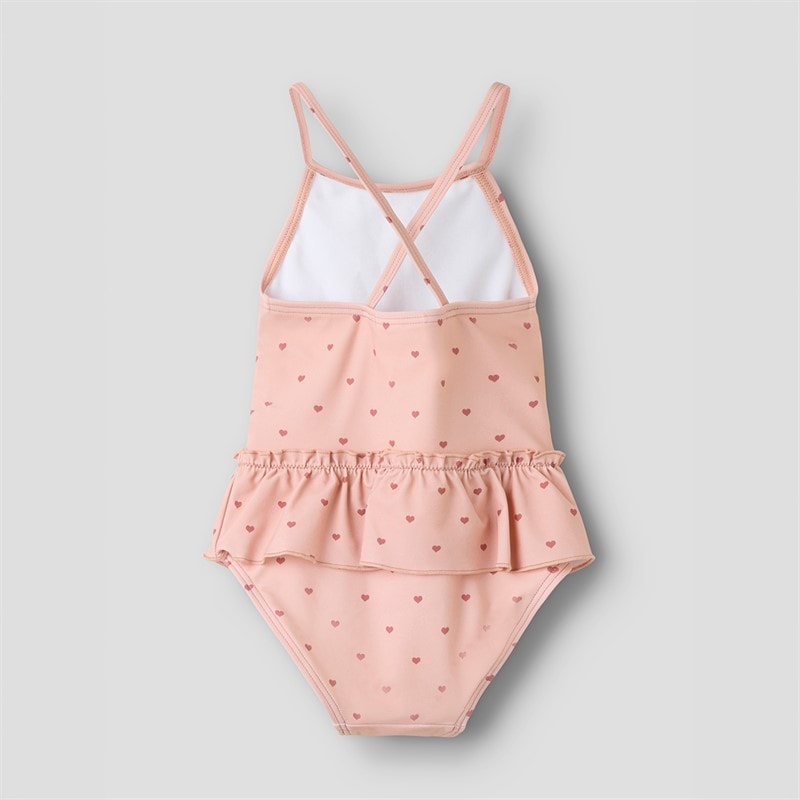 Lil' Atelier Piger Helga Badeheldragt Misty Rose - Billede 2