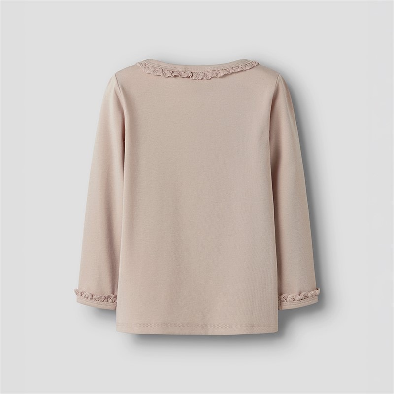 Lil' Atelier Piger Layo Langærmet Top Peach Whip - Billede 2