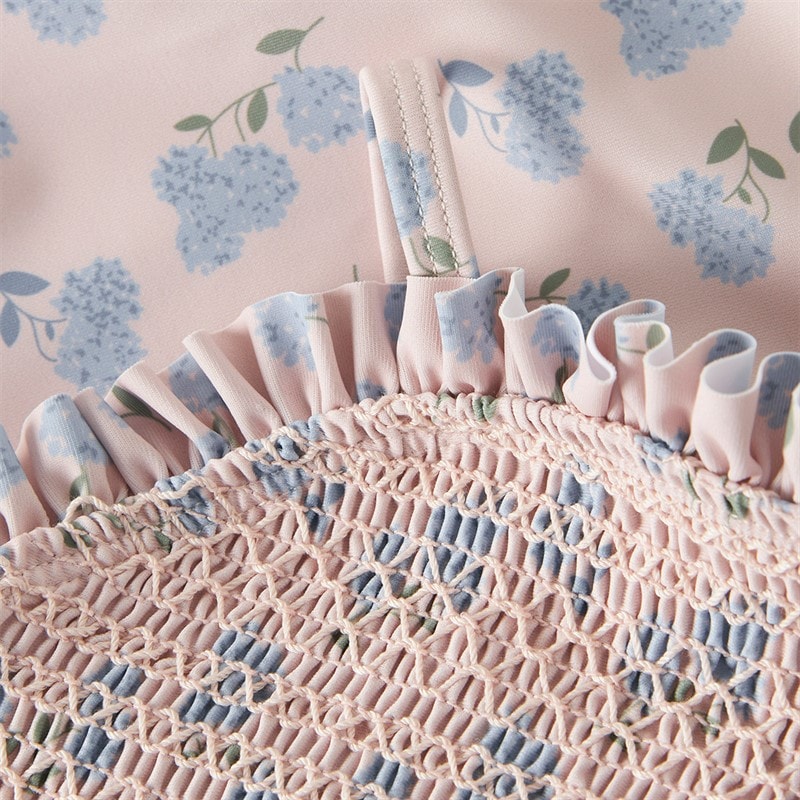 Lil' Atelier Piger Fiona badedragt Peach Whip - Billede 3