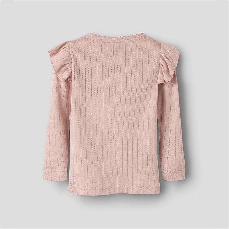 Lil' Atelier Piger Rachel Langærmet Bluse Misty Rose - Billede 2