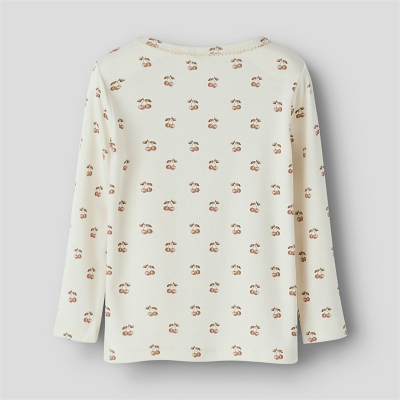 Lil' Atelier Piger Layo Langærmet Top Coconut Milk - Billede 2