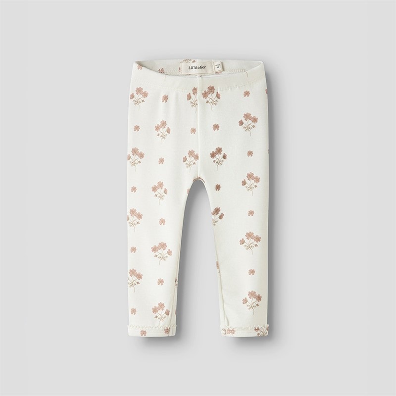 Lil' Atelier Piger Layo Leggings Coconut Milk