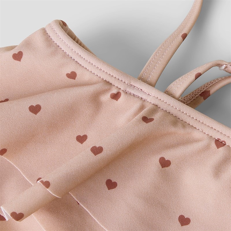 Lil' Atelier Piger Helga Svømmedragt Misty Rose - Billede 3