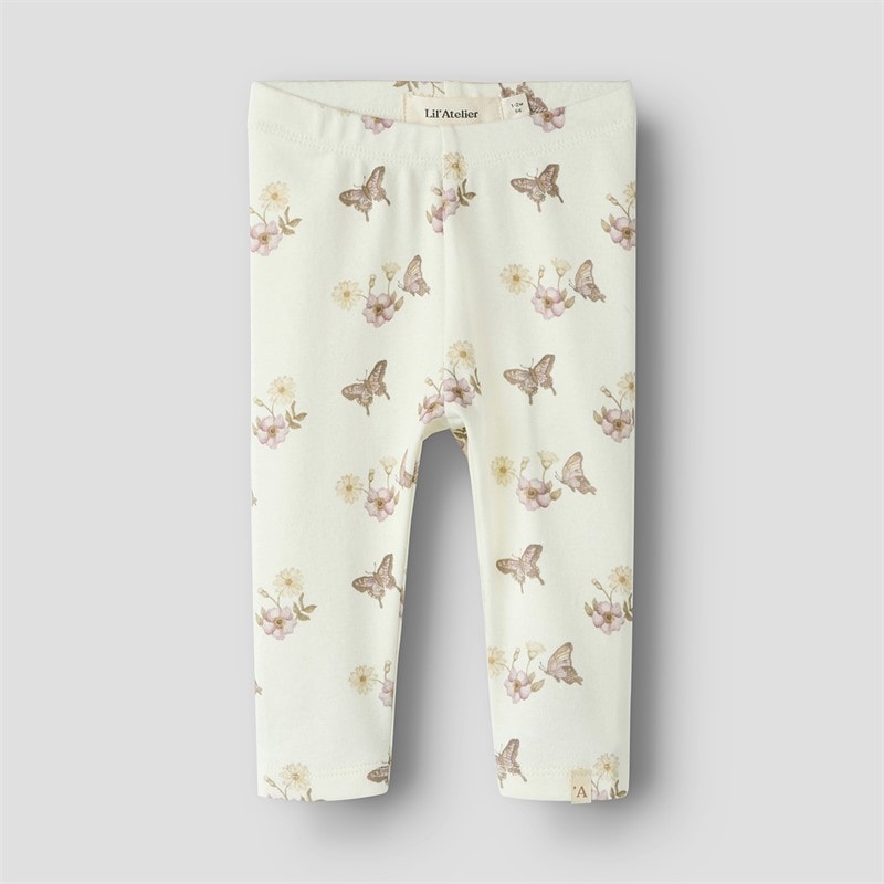 Lil' Atelier Piger Layo Leggings Coconut Milk
