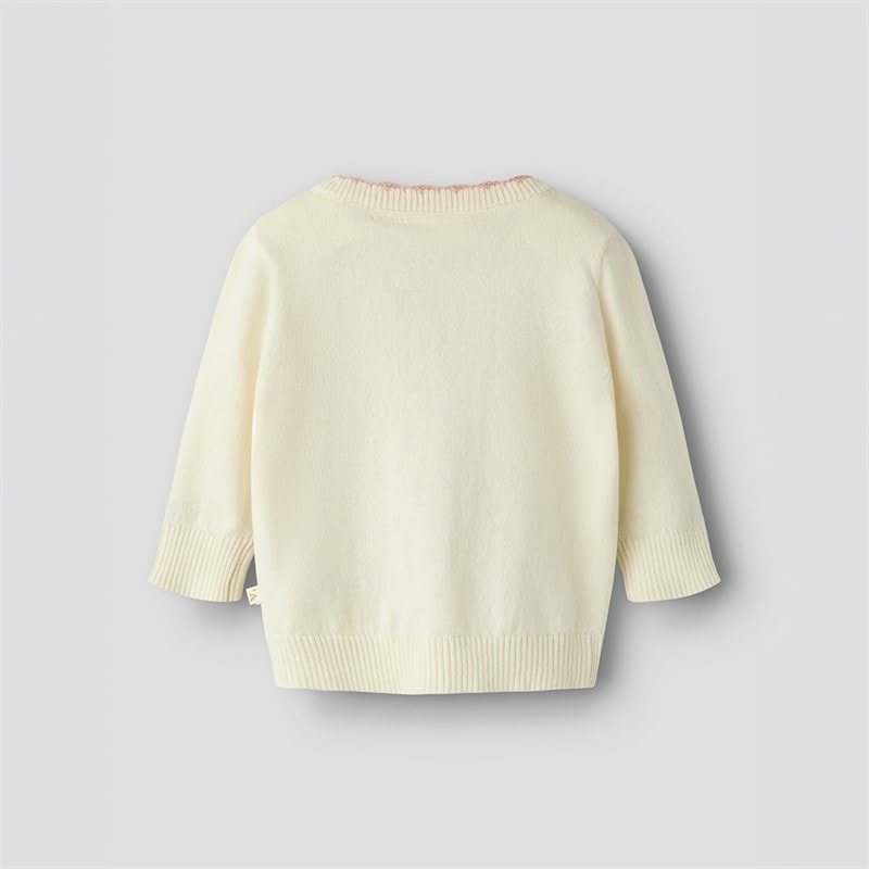 Lil' Atelier Piger Saran Strikket Cardigan Turtledove - Billede 2