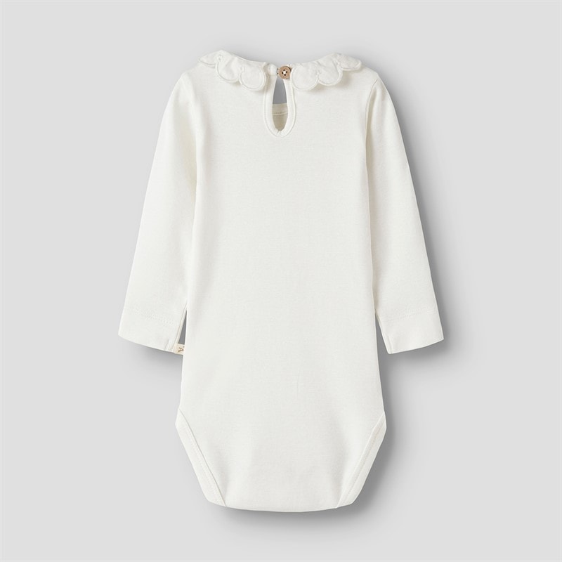 Lil' Atelier Piger Fundo Langærmet Baby Body Coconut Milk - Billede 2