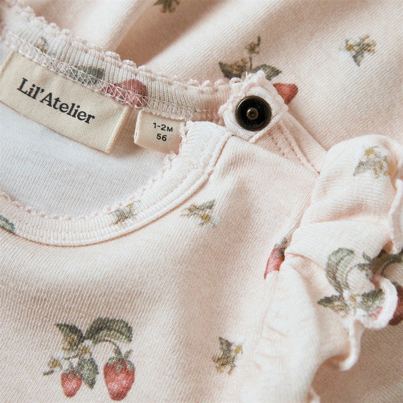 Lil' Atelier Piger Gayo Kortærmet Kjole Morganite - Billede 3
