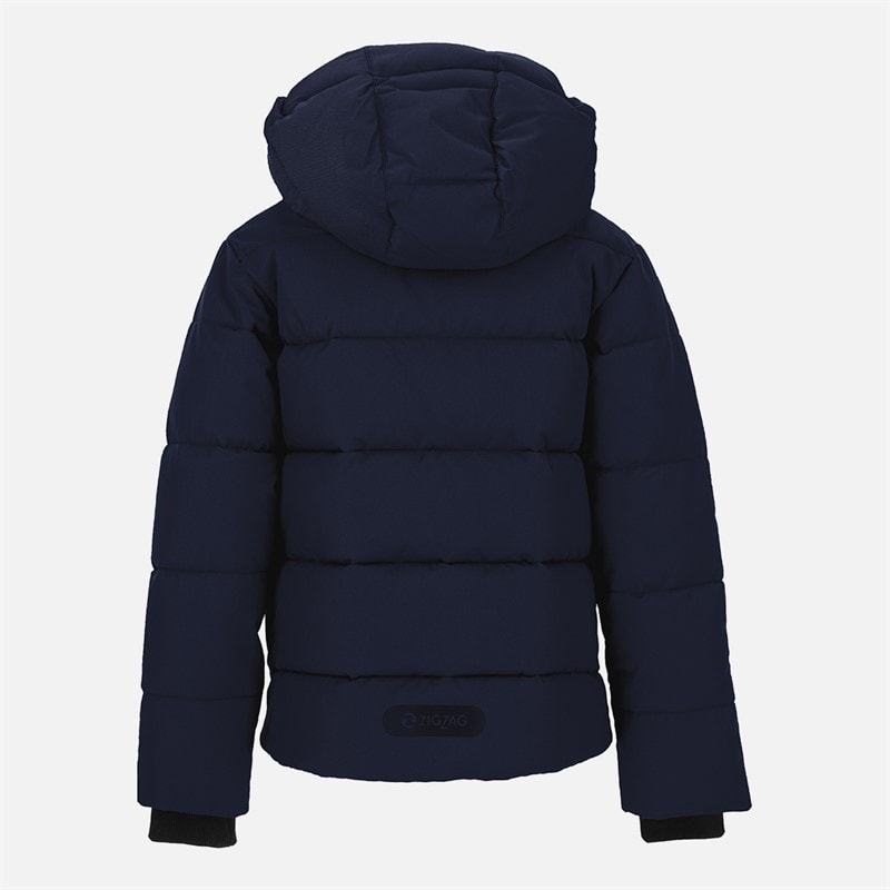 Zig Zag Børne Zandas Puffer Jakke 2002 Navy - Billede 2