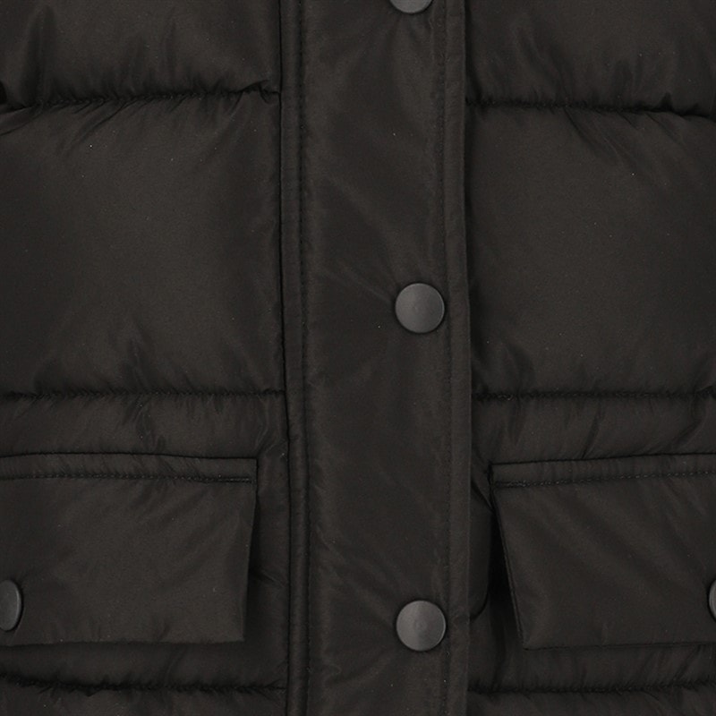Zig Zag Piger Luisa Puffer Parka Jakke 1001 Black - Billede 3