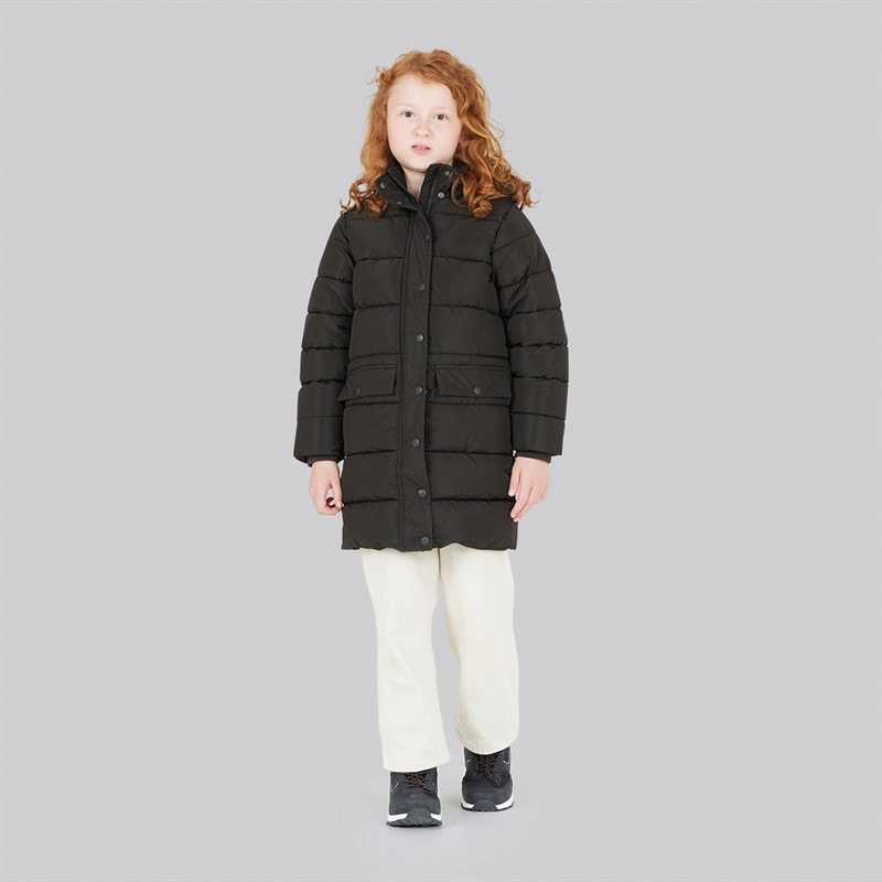 Zig Zag Piger Luisa Puffer Parka Jakke 1001 Black - Billede 5