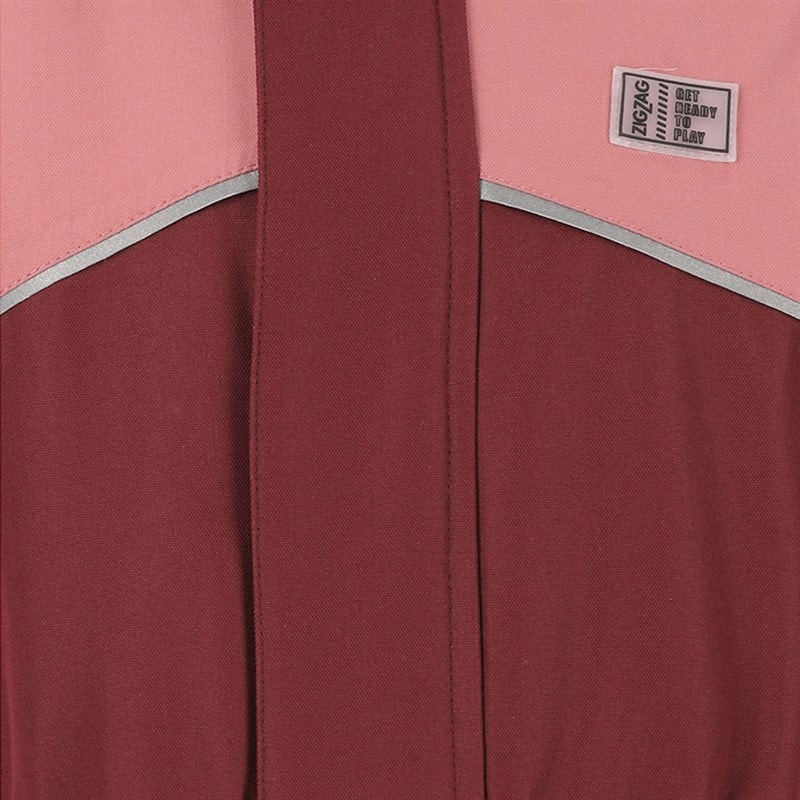 Zig Zag Piger Stonehill Vandtæt 10.000 MM Snowsuit 4132 Tawny Port - Billede 2