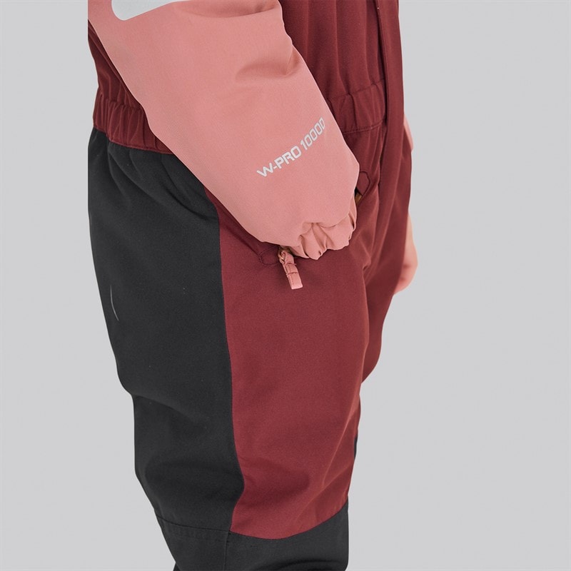 Zig Zag Piger Stonehill Vandtæt 10.000 MM Snowsuit 4132 Tawny Port - Billede 3