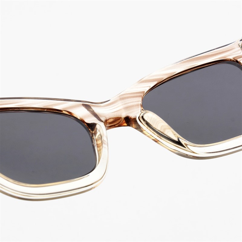 A Kjærbede Store Kanye Solbriller Demi Grey/Crystal Transparent - Billede 4