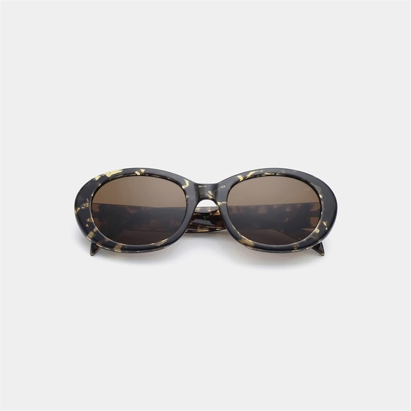 A Kjærbede Anma Solbriller Sort/Yellow Tortoise - Billede 2